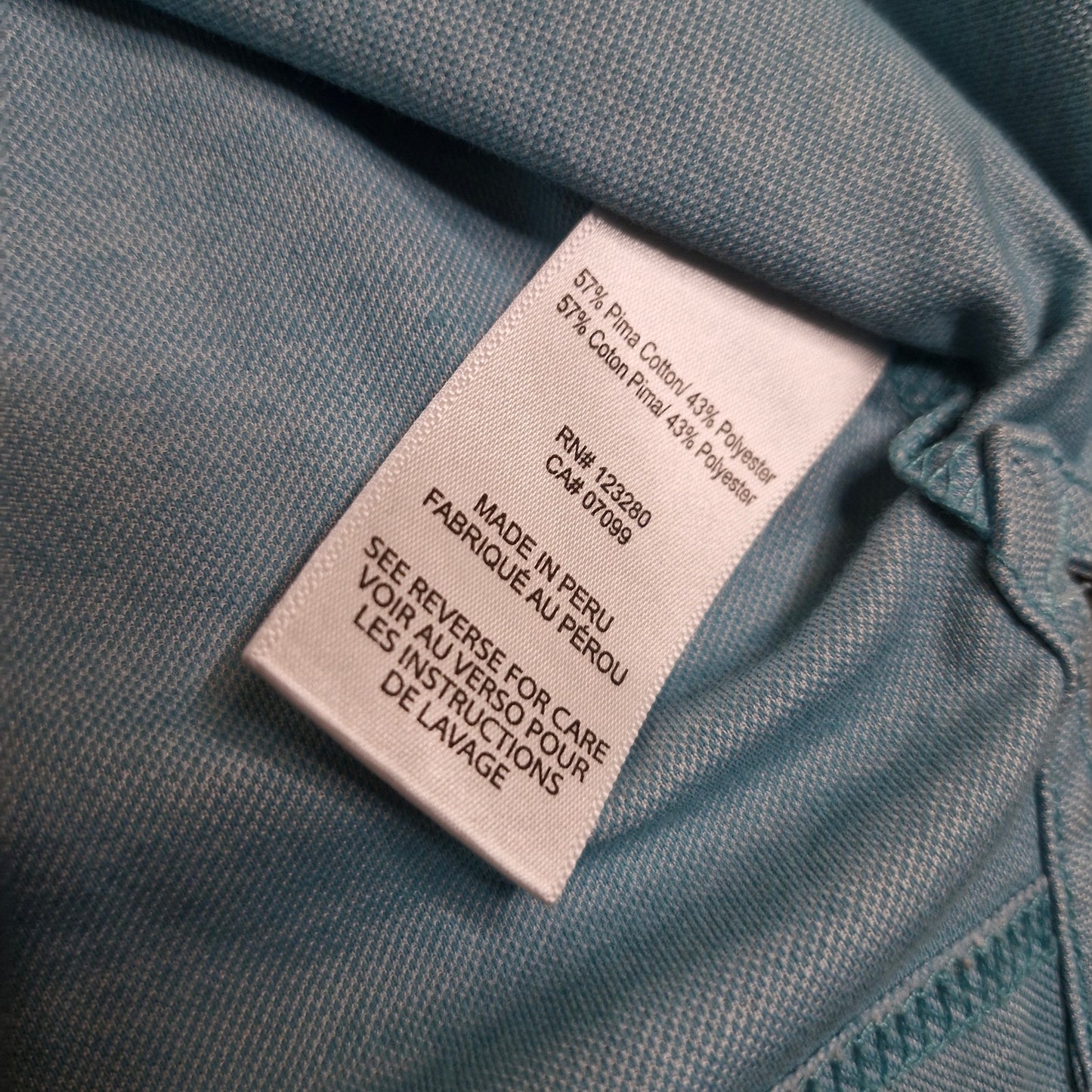 Travis Matthew Polo Shirt Adult Large Light Blue/teal Short Sleeve Golf Mens