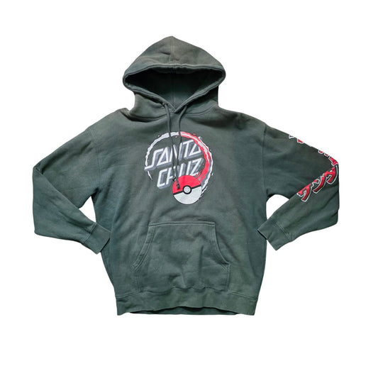 Santa Cruz x Pokémon Poké Ball Dot Hoodie Men’s Large Green