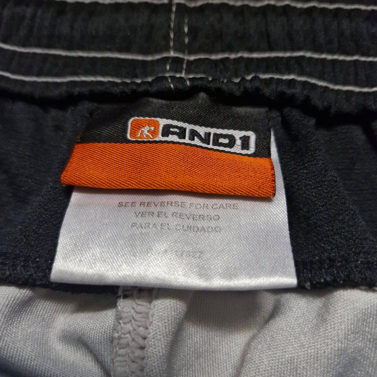 AND1 men's white track pants size L