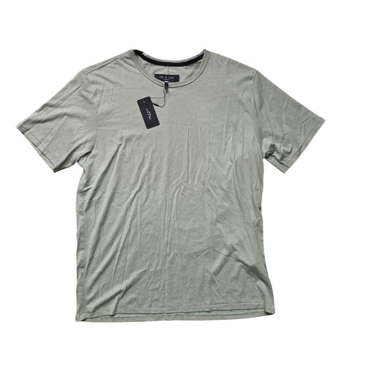 rag & bone Gravity Classic T-Shirt Men L Olive Vetiver Crew Neck