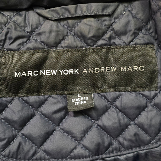 Marc New York Puffer Jacket Men’s L Black Quilted Filled