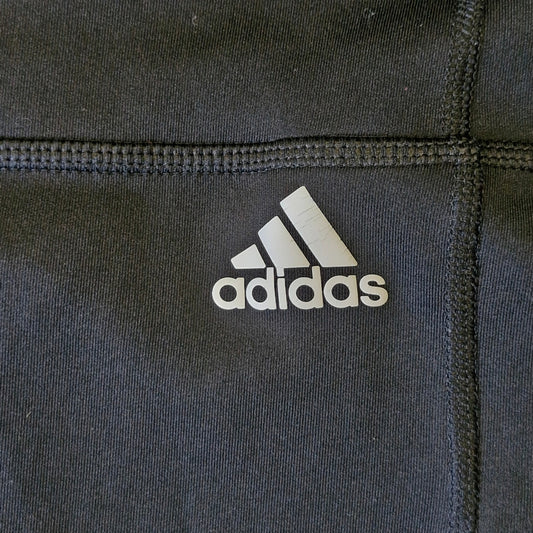 Adidas Climalite Jogger Pants Women’s XL Black 3-Stripe Moisture-Wicking