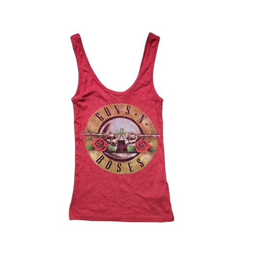 Bravado Guns N’ Roses Women’s Tank Top Small Pink Graphic Sleeveless