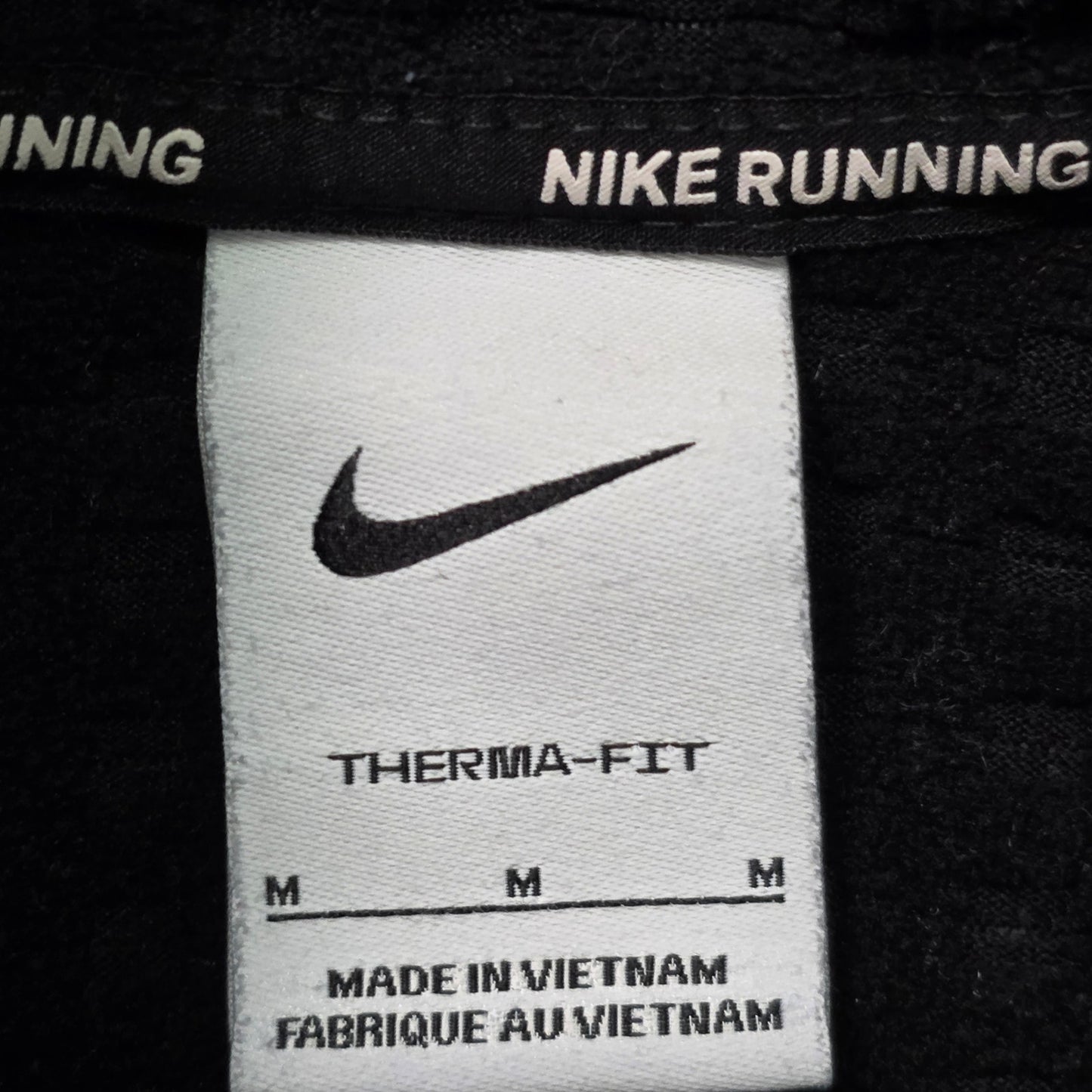Nike Therma-FIT Repel Element Men’s M Black Quarter Zip Running Pullover