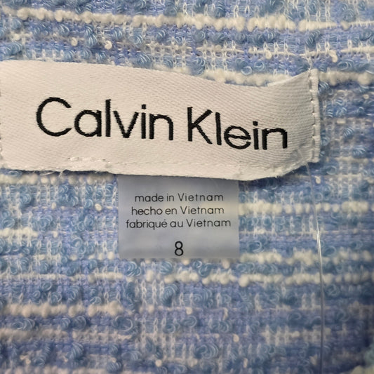 Calvin Klein Women’s Tweed Sheath Dress Serene Multi Size 8