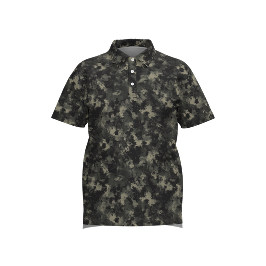 Dabbed Camo Performance Golf Polo