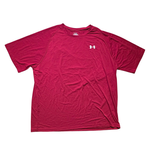 Under Armour HeatGear Armour Compression Shirt Men’s XXL Red White