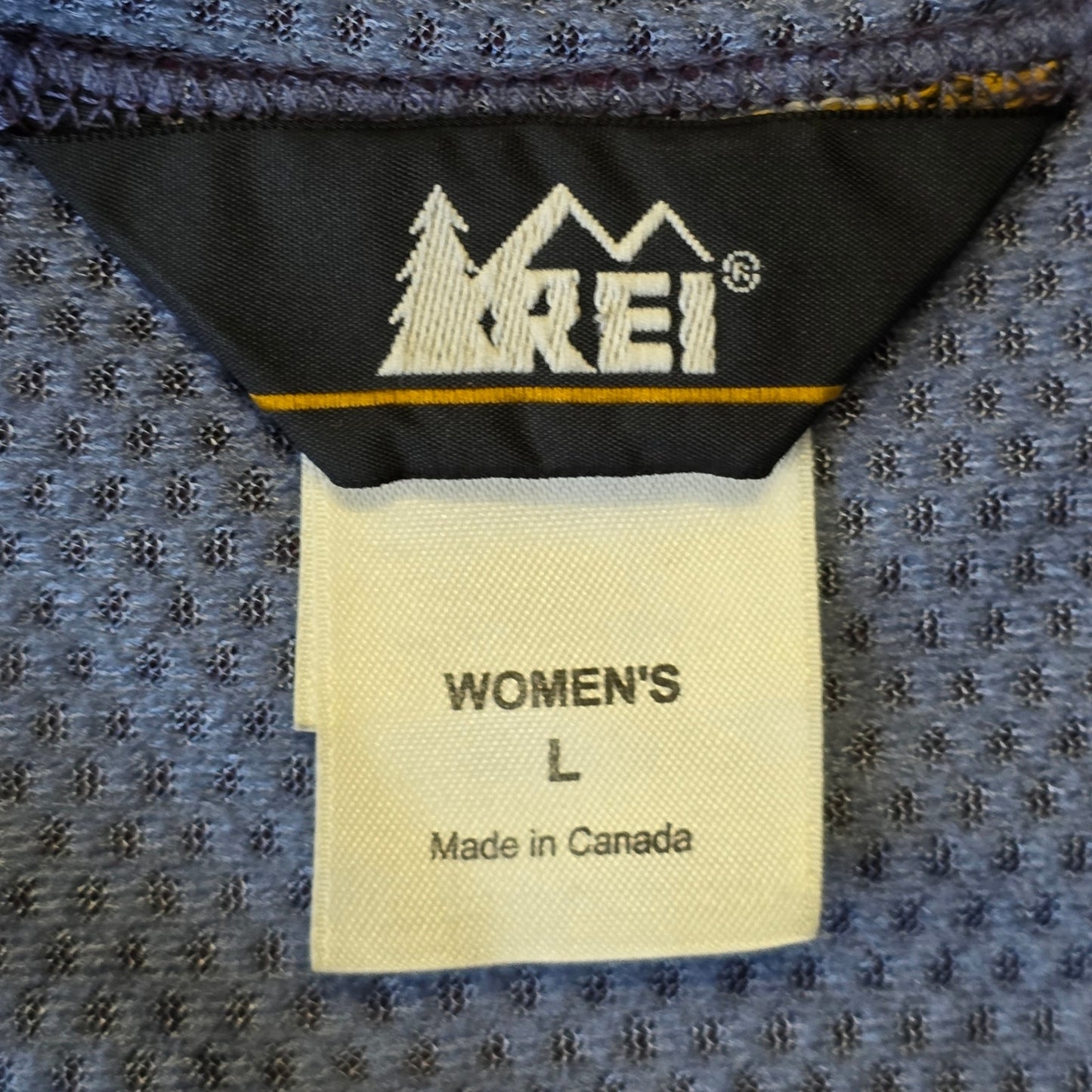 REI Fleece Waistcoat Women’s Large Purple and Black Full Zip
