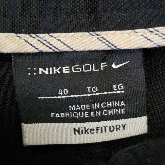 Nike Golf Shorts Men’s 40 Black Fit Dry Pleated Front Regular Fit