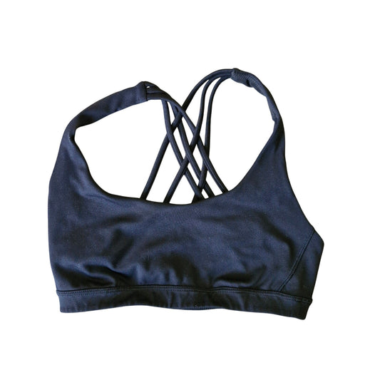 Victoria’s Secret Black Sports Bra Women’s Size S Triple Strap Crossback