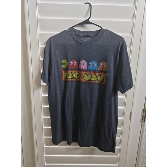 Pac-man Heather Grey Graphic Print Medium