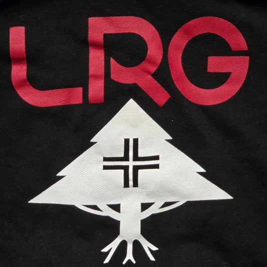 LRG Core Logo Hoodie Pullover Black Men’s L