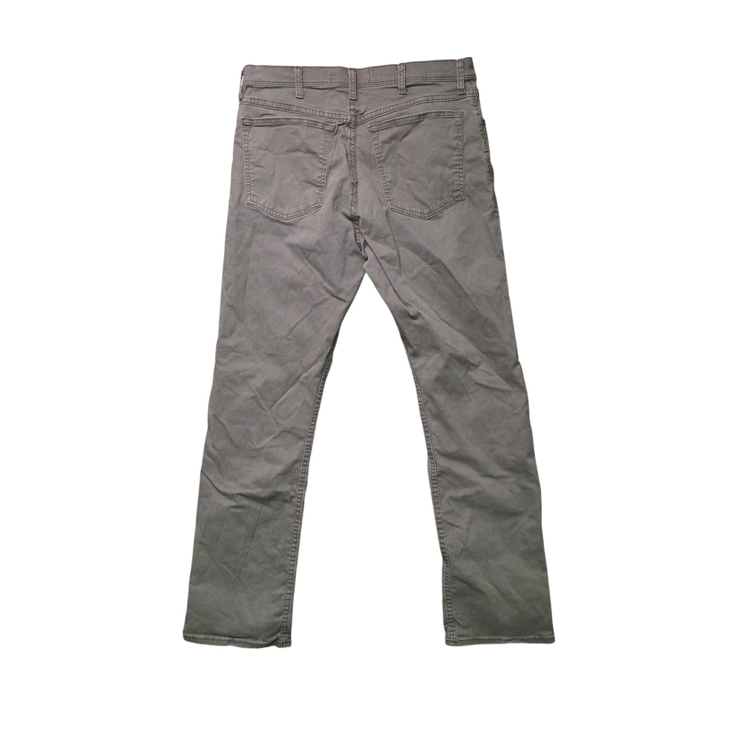 Wrangler Straight Fit Jeans Men’s 34x32 Gray Denim Casual