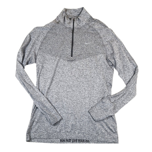 Nike Dri-FIT “Run Fast Live Fearless” 1/4 Zip Shirt Mens Medium