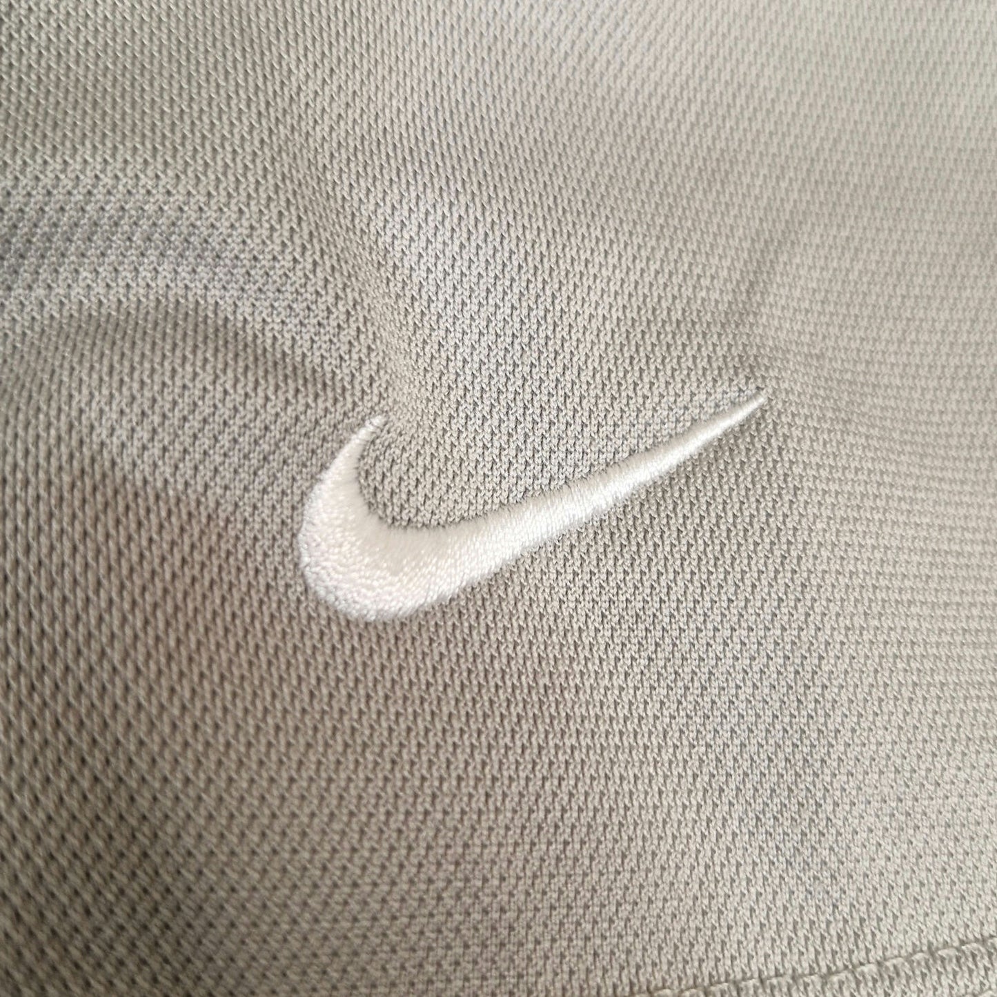 Nike Golf Tour Performance Polo Shirt Men’s Medium Gray Dri-Fit Swoosh Logo