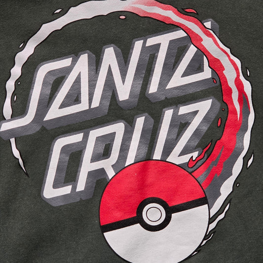 Santa Cruz x Pokémon Poké Ball Dot Hoodie Men’s Large Green
