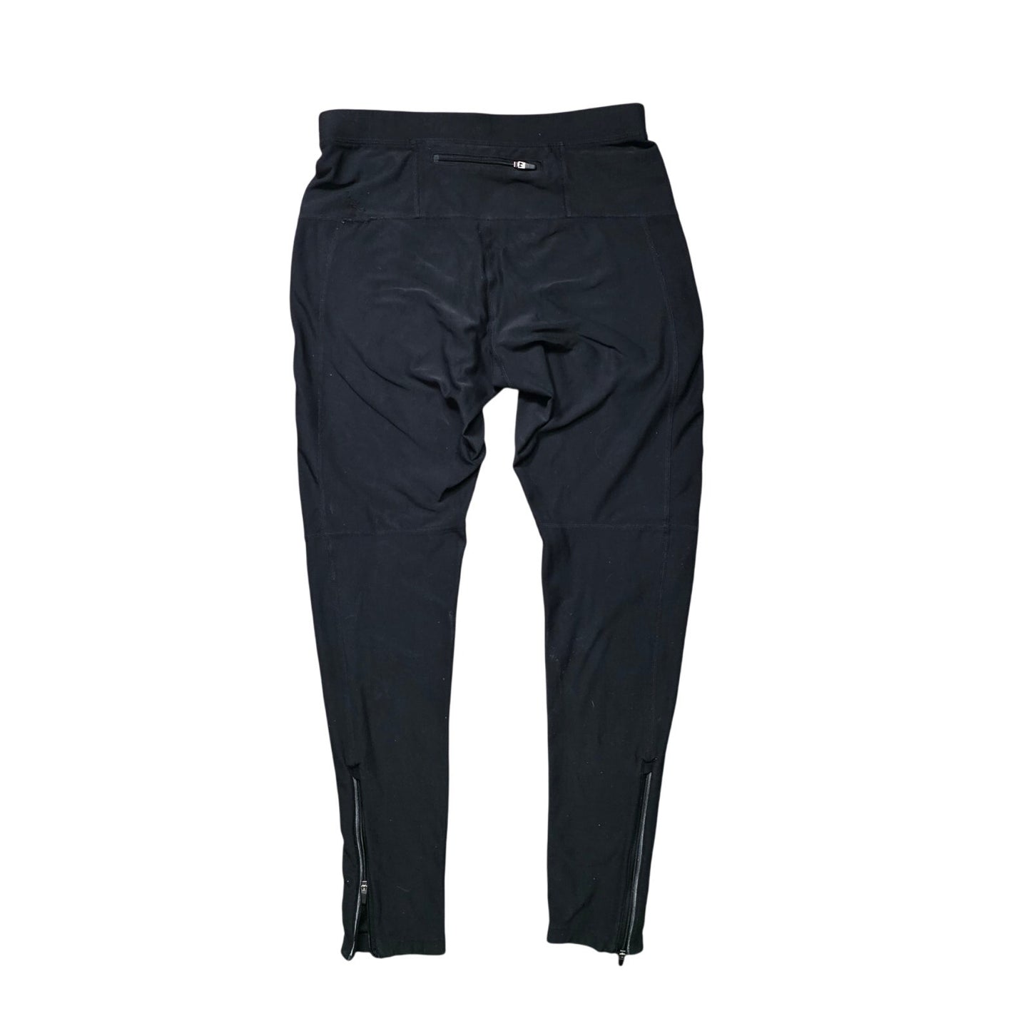 Nike Power Tech Running Tights Pants Women’s M Black Zip Ankle