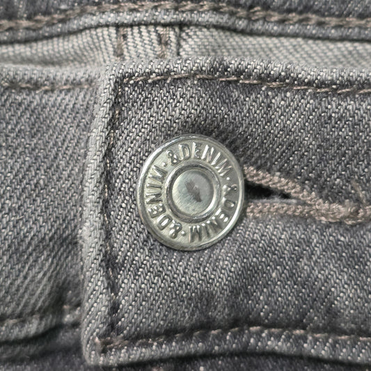 H&M Skinny Jeans Men’s 33x32 Gray Distressed Denim Casual