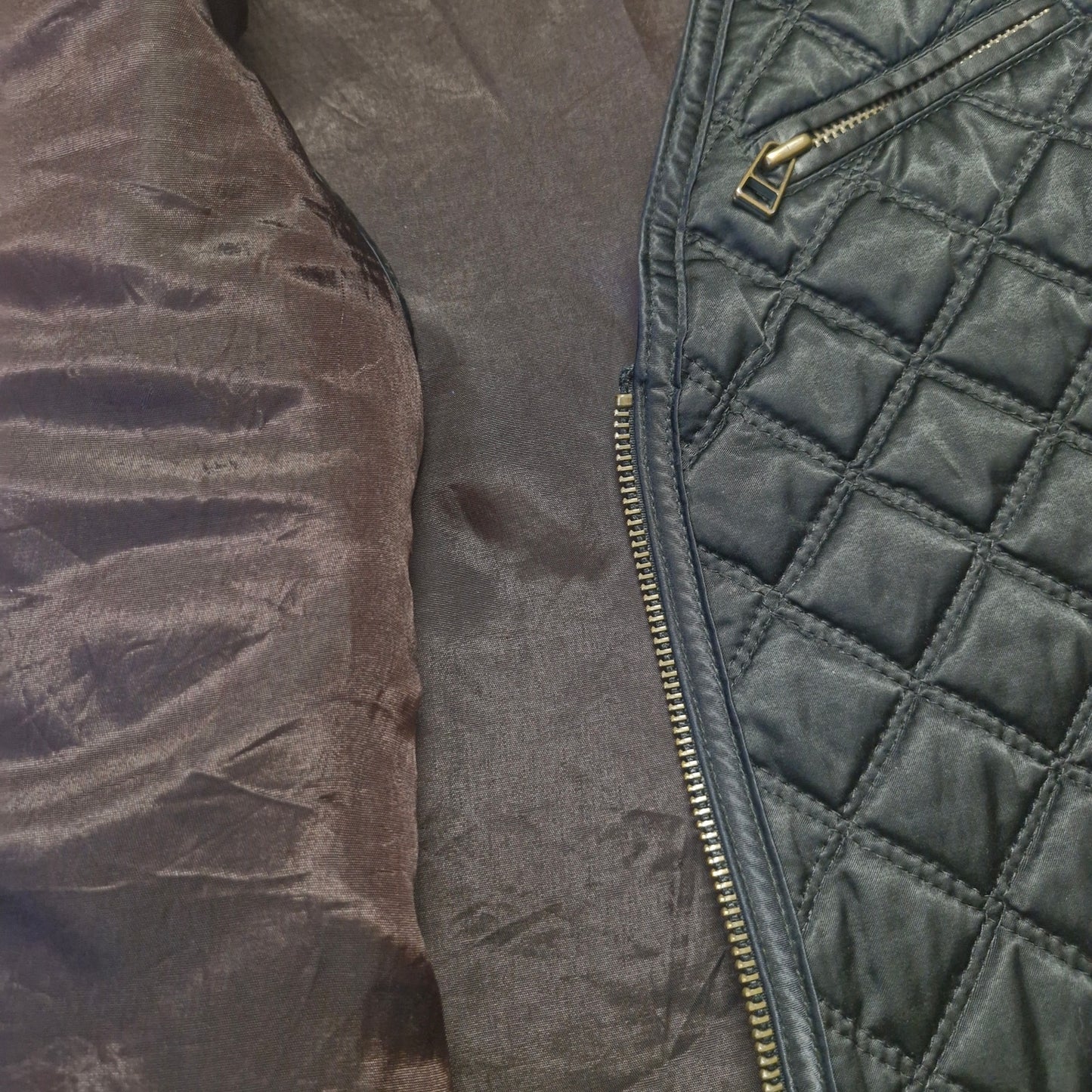 Banana Republic Quilted Vest Men’s Small Made in Italy Cotton Nylon