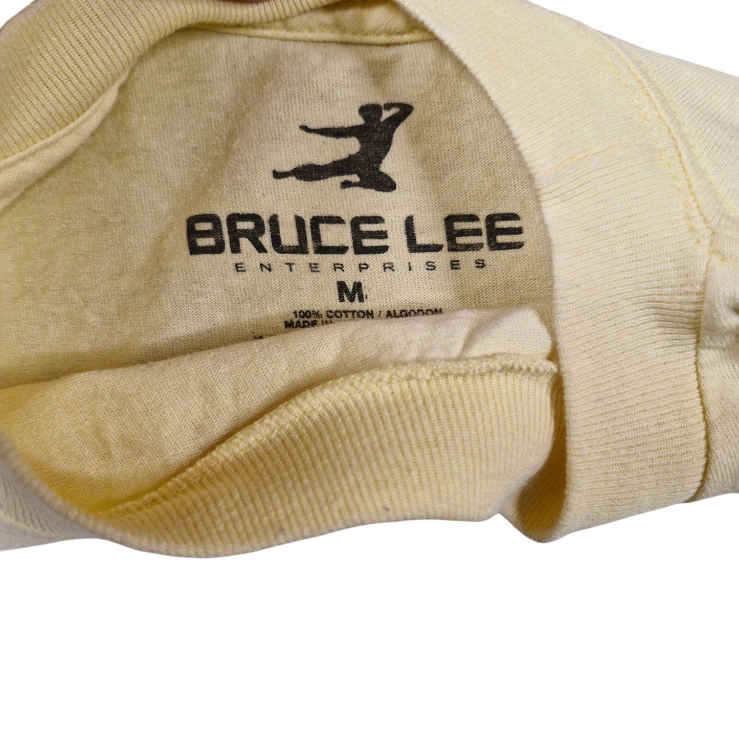 Bruce Lee The Dragon Vintage Graphic Tee Size Medium