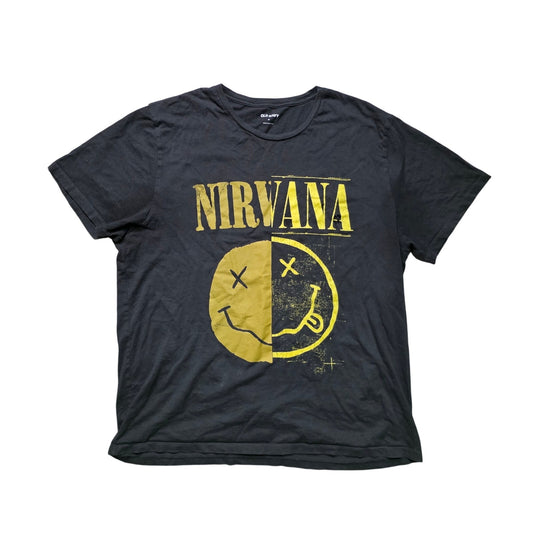 Old Navy Nirvana Graphic Band T-Shirt Men’s XL Black