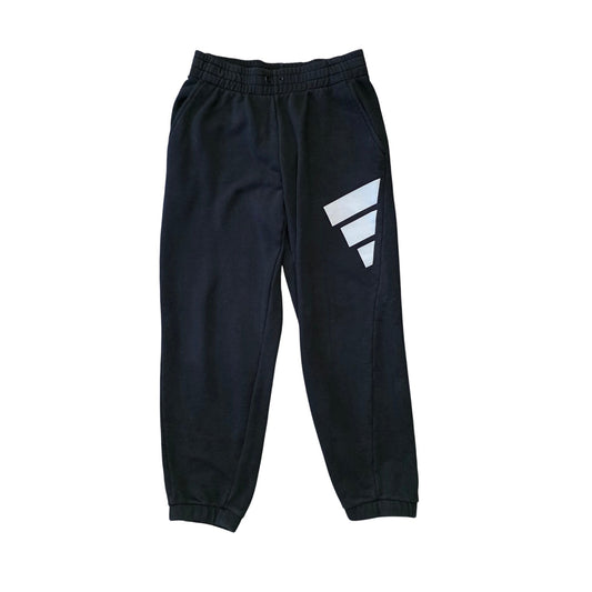 Adidas Sportswear Future Icons Logo Graphic Pants Men’s Medium Black Cotton Blend - no drawstrings