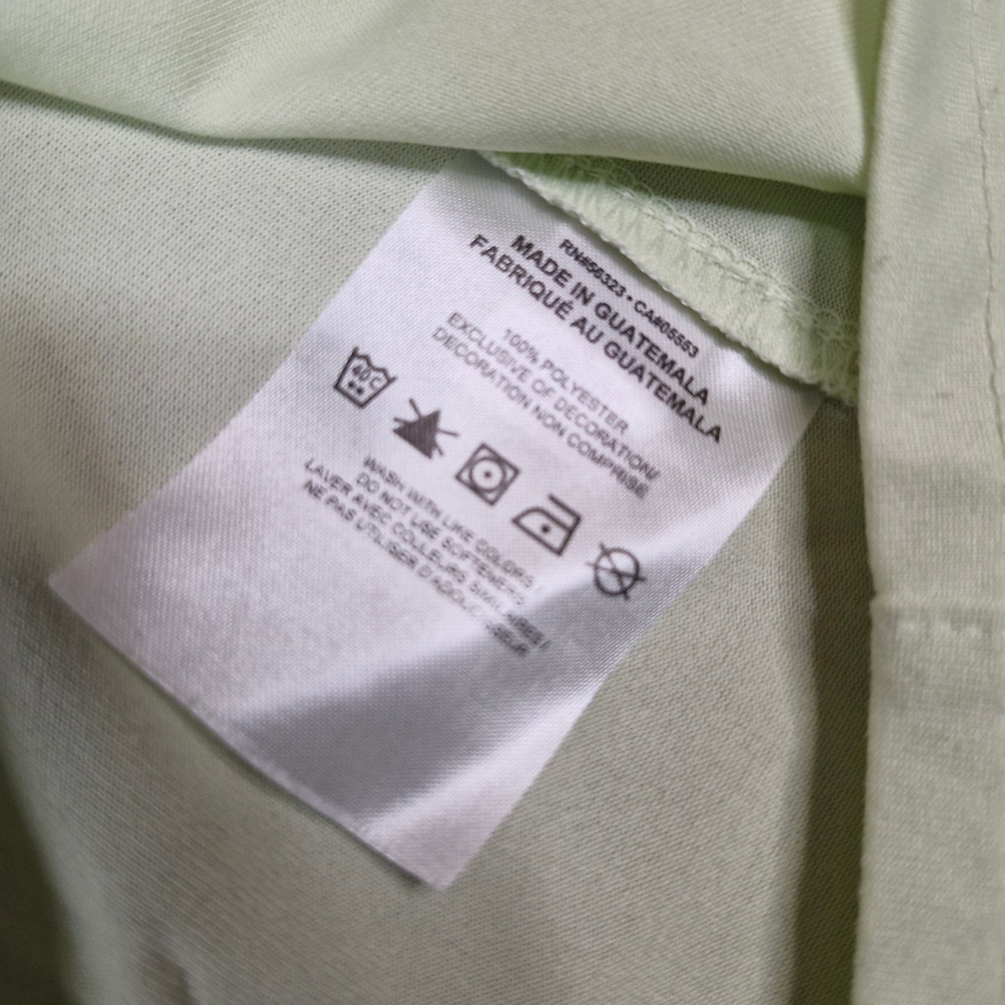 Nike The Nike Tee Dri Fit Light Lime Green Men's Size Small 100% Polyester