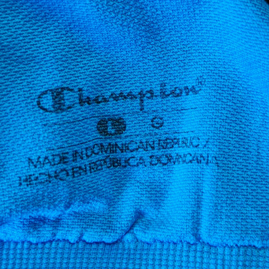 Champion Sports Bra Women’s Large Blue Cross Strap Support Activewear