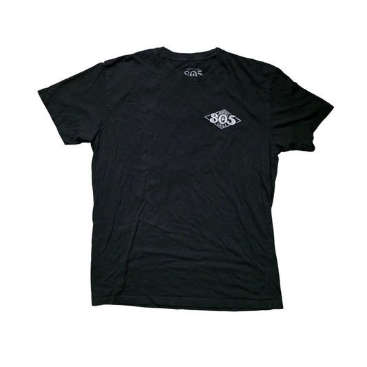 805 Firestone Walker T-Shirt Mens L Black Graphic