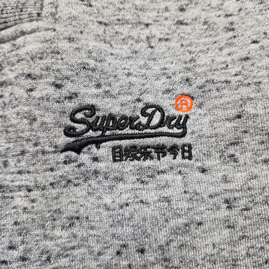 Superdry Men’s Grey Slim Fit Joggers Size XL Track Pants Style 6971954