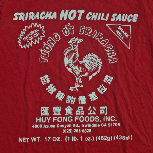 Sriracha Huy Fong Red Medium tee
