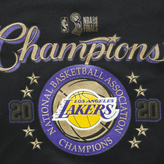 Nike Los Angeles Lakers 2020 Champions Hoodie Men’s L Black NBA Finals