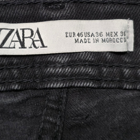 Zara Man Jeans Men’s 36 Black Denim Slim Fit