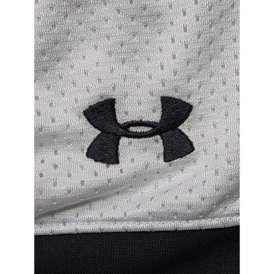 Under Armour Project Rock Shorts Men’s XXL White Mesh Iron Paradise