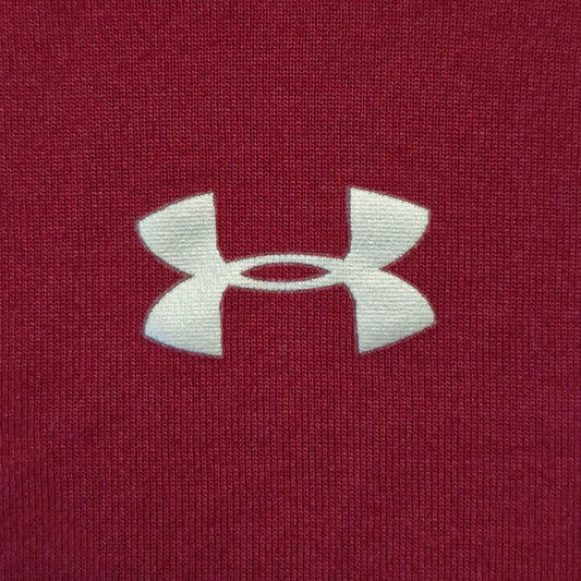 Under Armour Cardinal Red Team Tech Loose Tee Mens Small