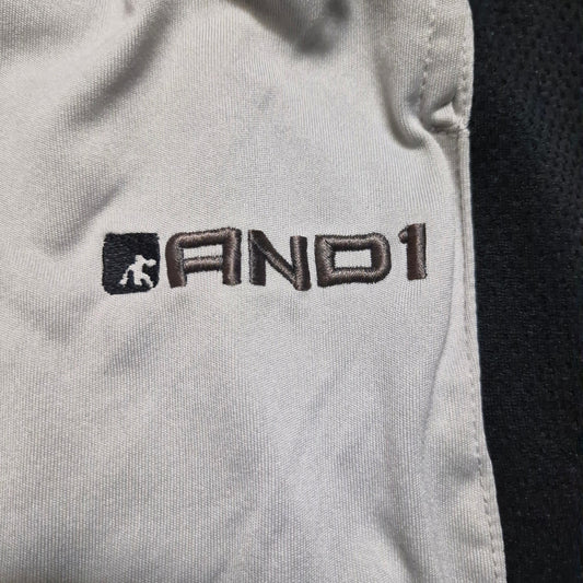 AND1 men's white track pants size L