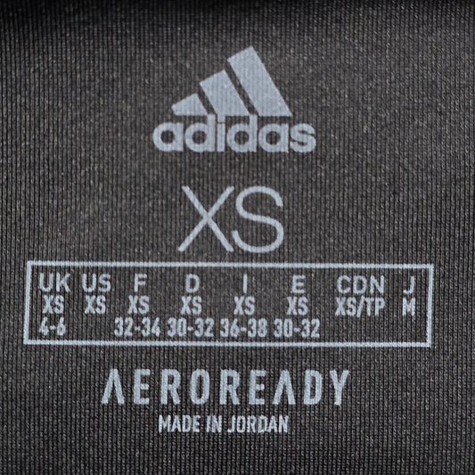 Adidas Aeroready 7/8 Leggings Women’s XS Black 3-Stripe Tight Fit