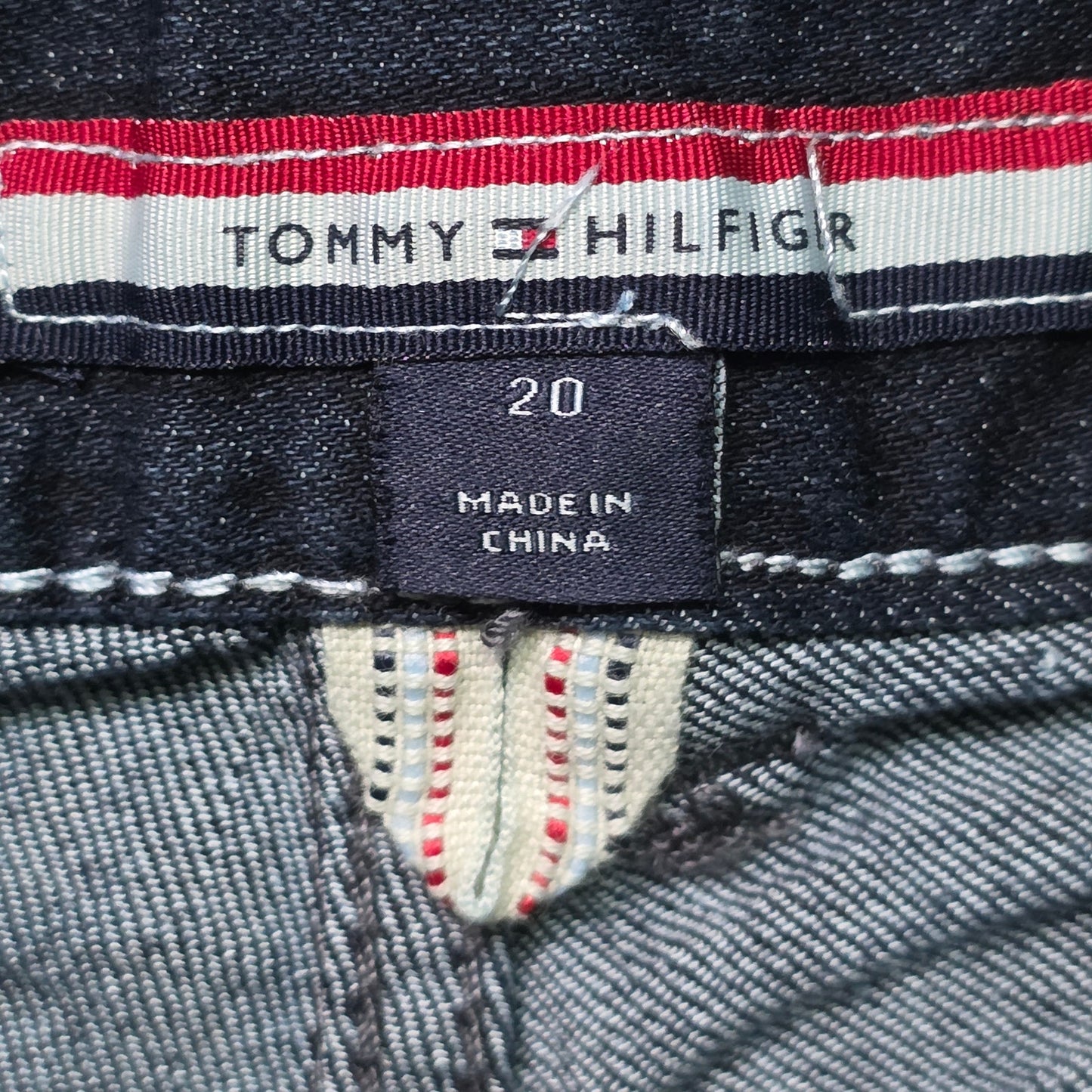 Tommy Hilfiger Kent Big Boys Regular Fit Stretch Jeans Size 20 Blue Denim Casual