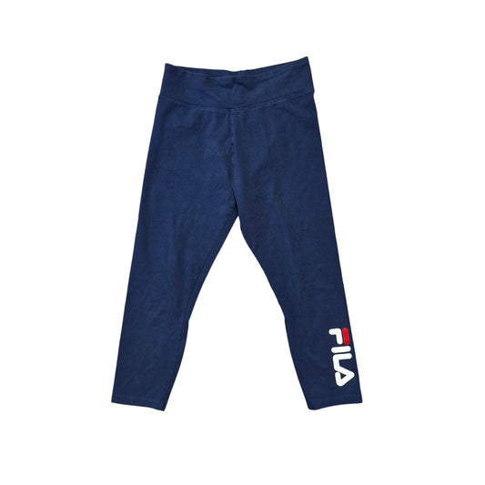 Fila Women's Cotton Leggings Medium Navy Blue
