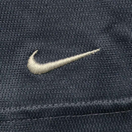Nike Vintage Shorts Men L Navy Blue Swoosh Athletic
