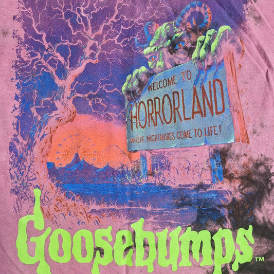 Goosebumps Horrorland tie-dye t-shirt size Medium