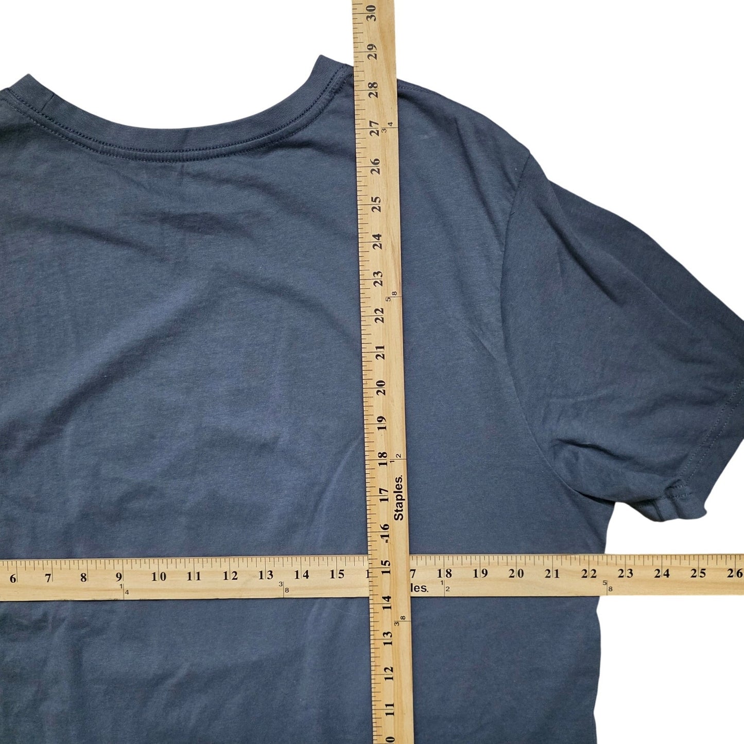 Hurley Logo Graphic Tee Men’s XL Blue Casual Crew Neck