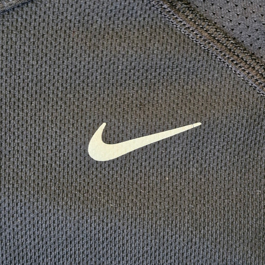 Nike Dri-FIT Mesh T-Shirt Women’s Large Black Athletic Top