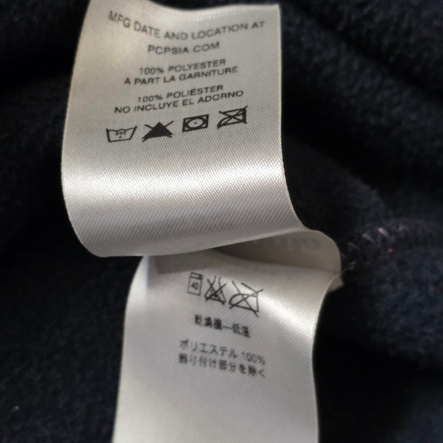 Patagonia Fleece 1/4 Button Up Girls L Navy Blue Pink Pullover
