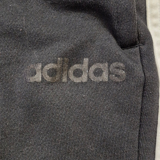 Adidas 3‑Stripe Joggers Women’s Size Medium Black Sweatpants w/ Zip Pockets