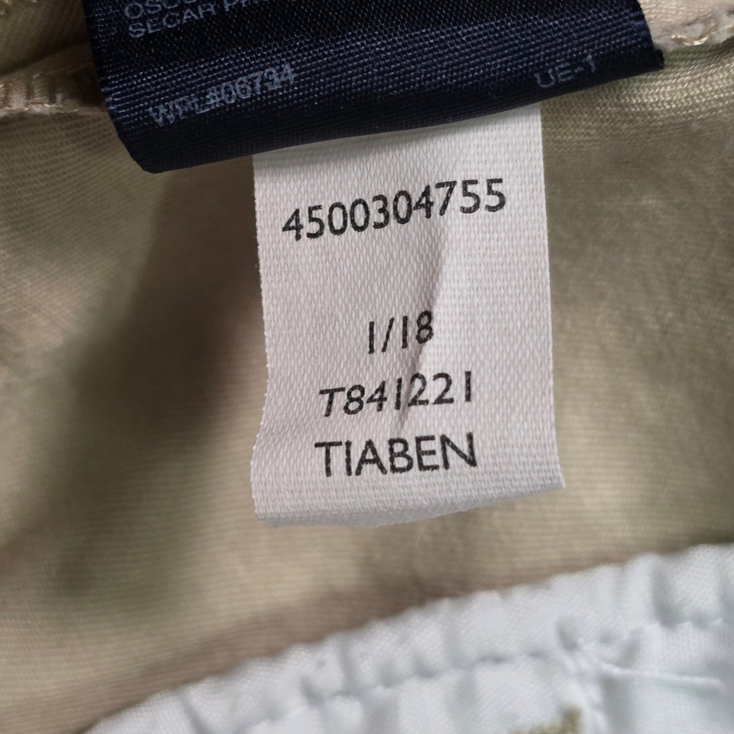Tommy Hilfiger Denton Chino Straight Fit Boys Size 20 Beige Cotton Casual Pants