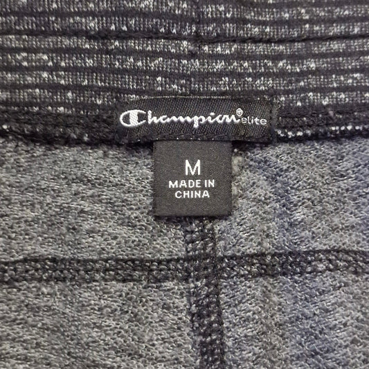 Champion Elite Gray & Black Striped Joggers Sweatpants Women’s Size Medium