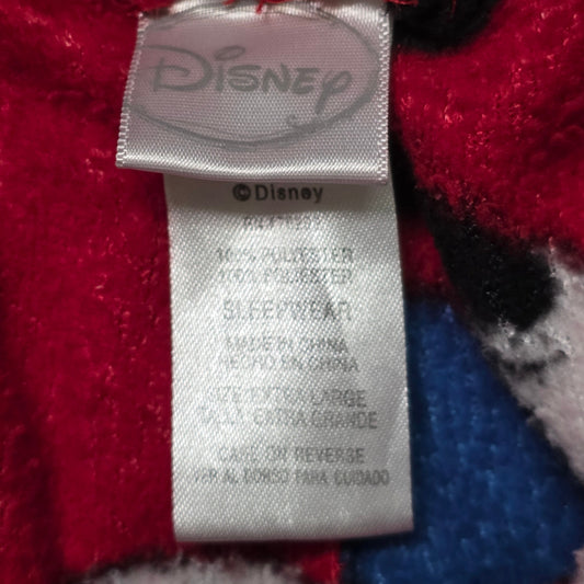 Disney Mickey Mouse Fleece Lounge Pants Red XL
