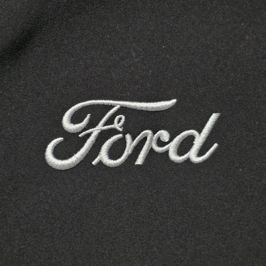 Ford Sporty Bomber Jacket Softshell Water Resistant Men XL Blue/Black