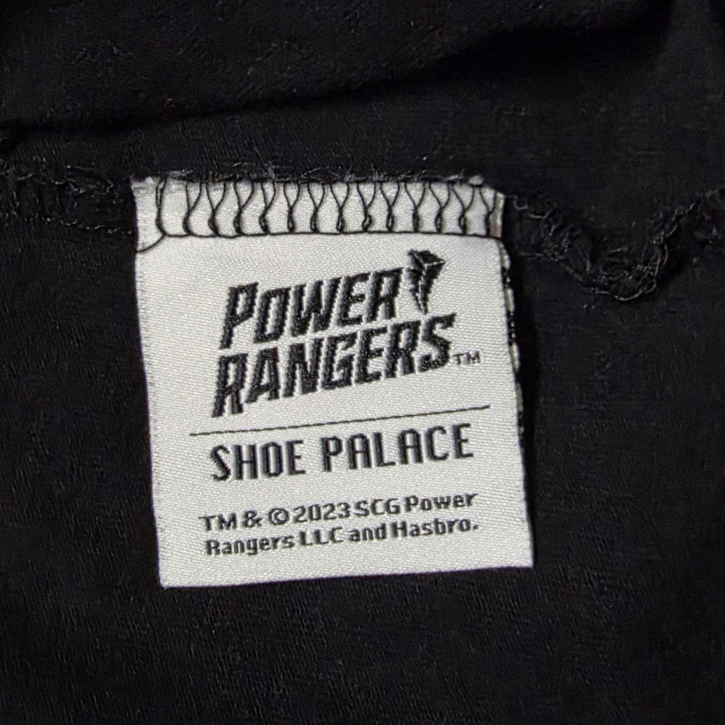 Power Rangers Black Ranger Tee Men’s XL Black Shoe Palace Exclusive Graphic